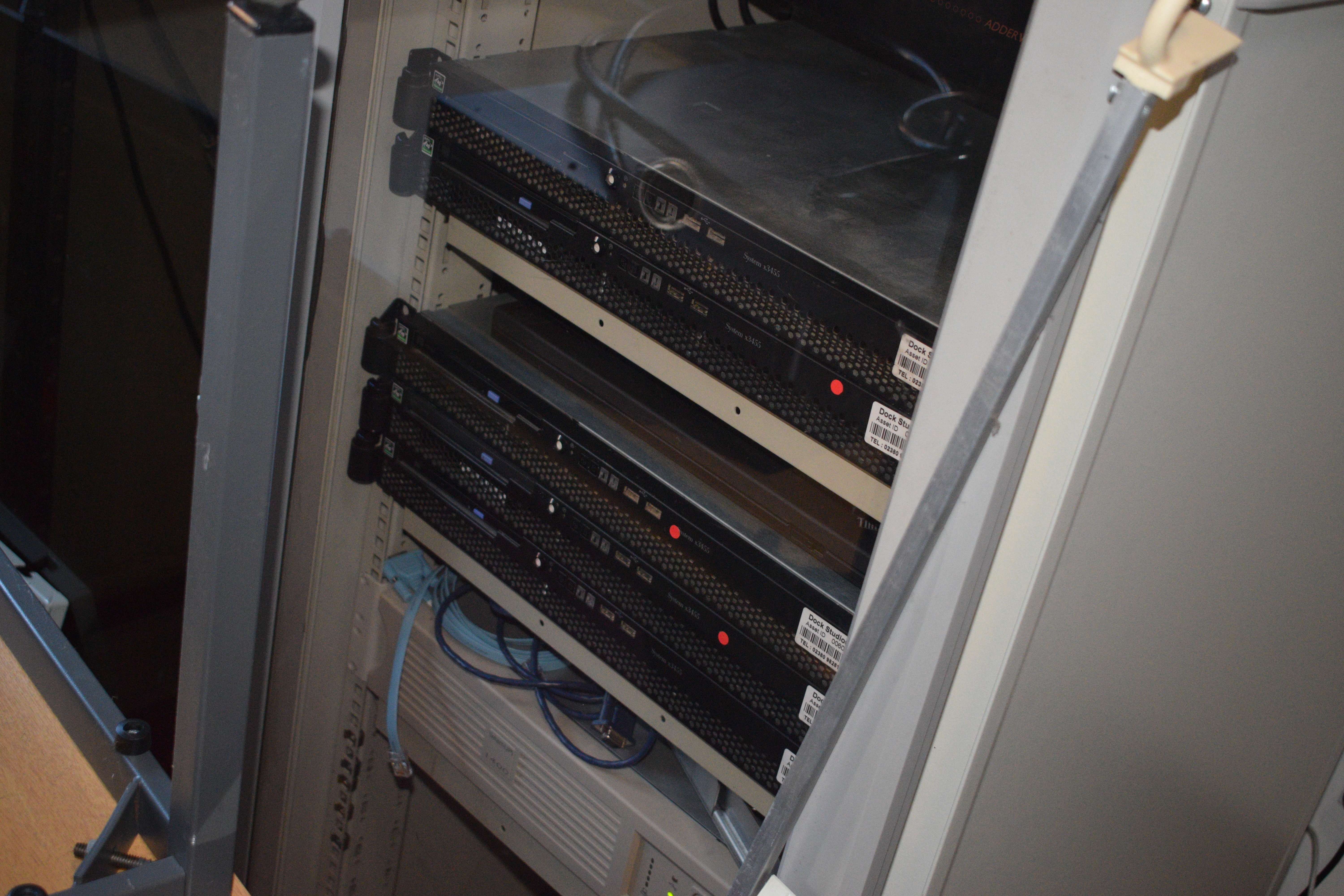 rack in the garage